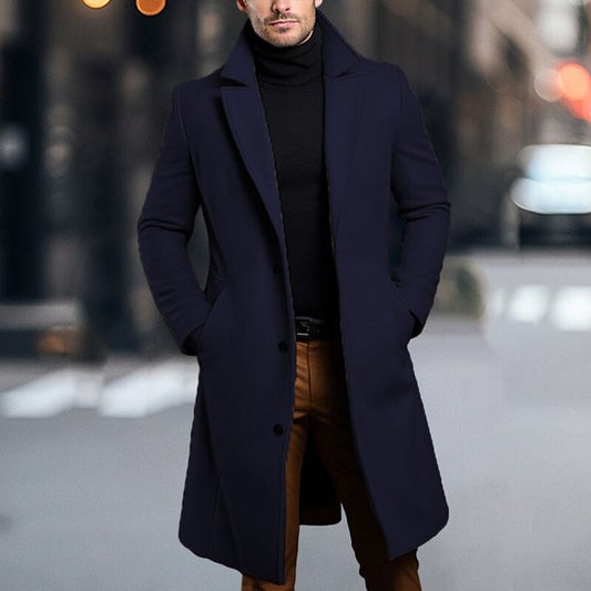 Luxe Single Breasted Overcoat