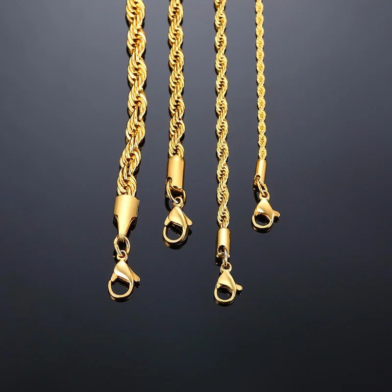 Azzurro Twisted Rope Chain